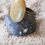 BAGUE MARBREE BEIGE